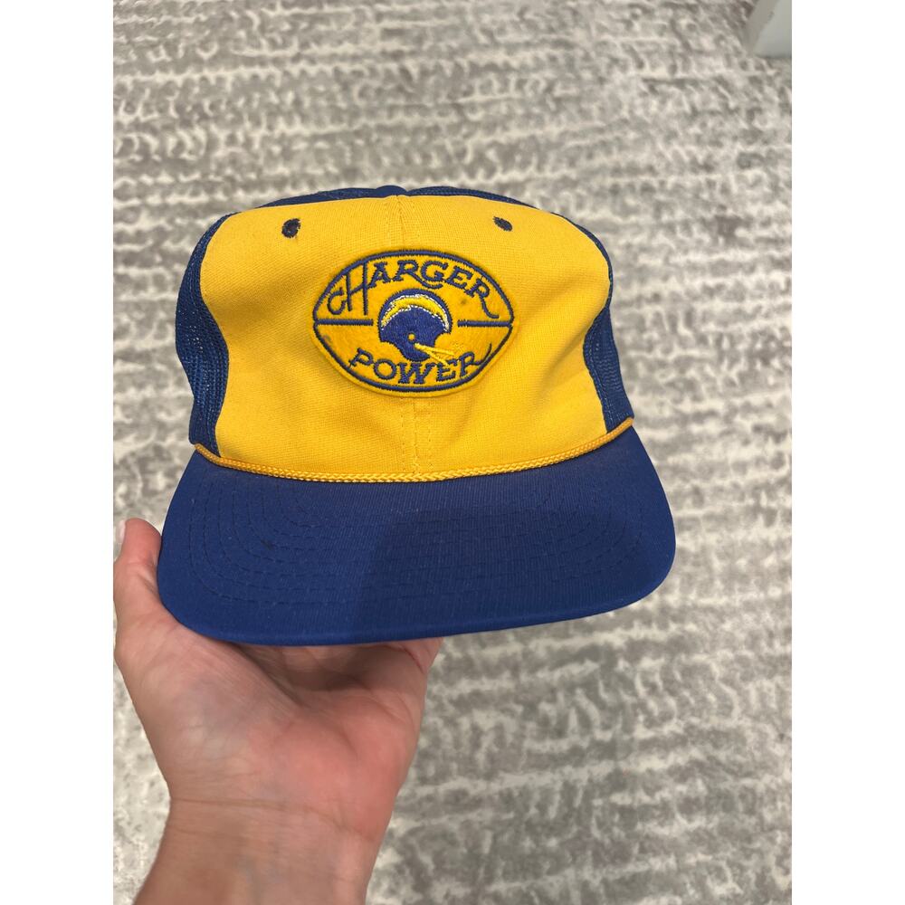 Vintage Charger Power NFL baseball trucker cap hat 
retro